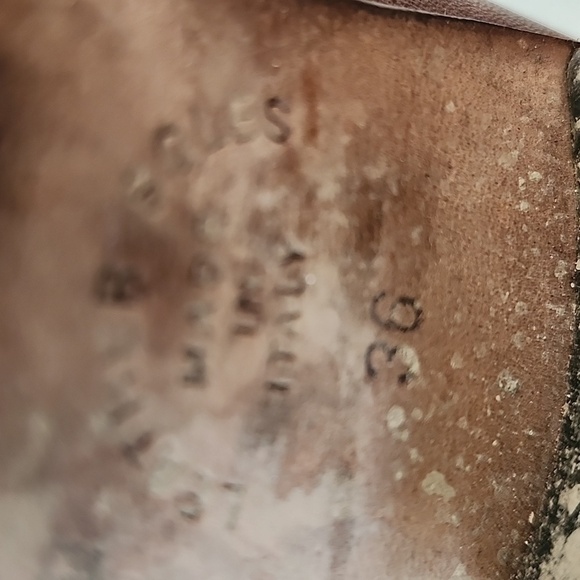 Fiorentini + Baker Brown Leather Chunky Heel Calf Height Boots Women's 36 - Picture 12 of 13